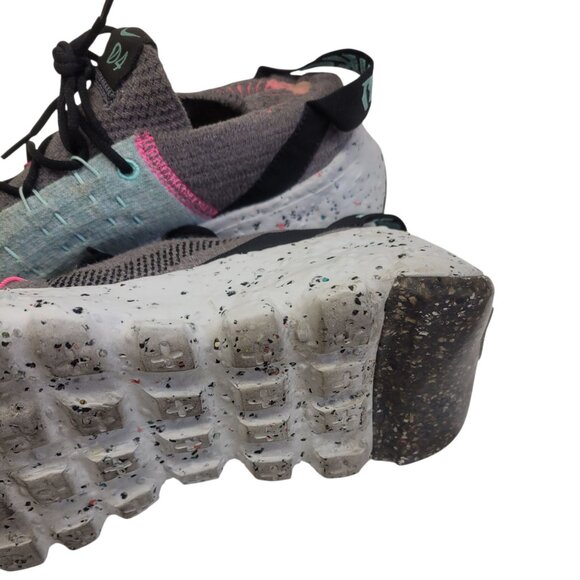 Nike Space Hippie 04 W9/M7.5 Smoke Grey/Pink CD3476-003 w/ Box Sneakers - Picture 14 of 16